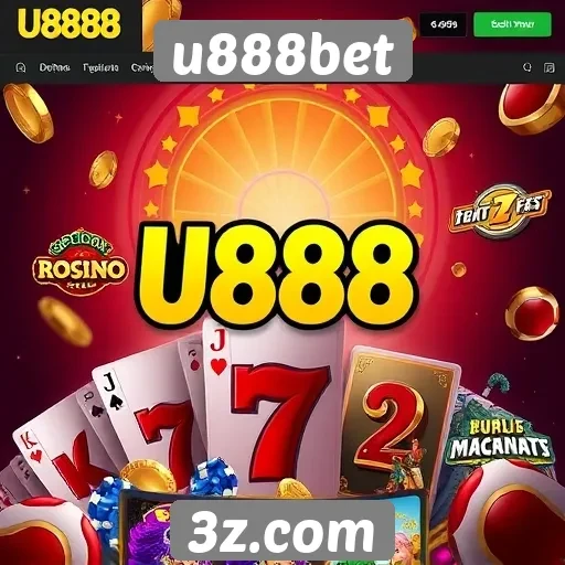 Tipos de jogos disponíveis no site u888bet