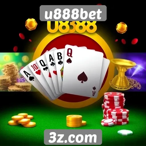 U888bet oferece variedade de jogos de cassino online