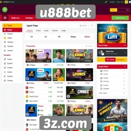 Avaliação da interface e usabilidade do u888bet